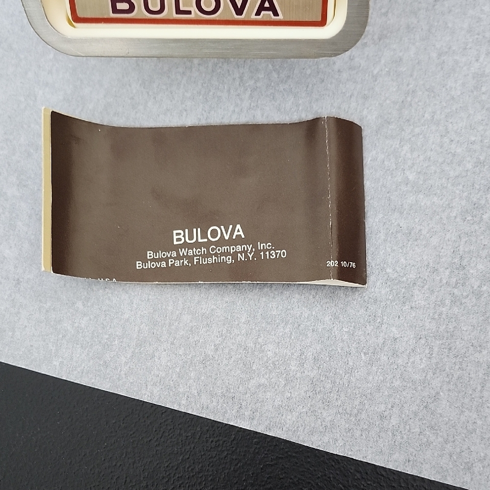 Vintage Bulova Watch Presentation Storage Box - Picture 10 of 13